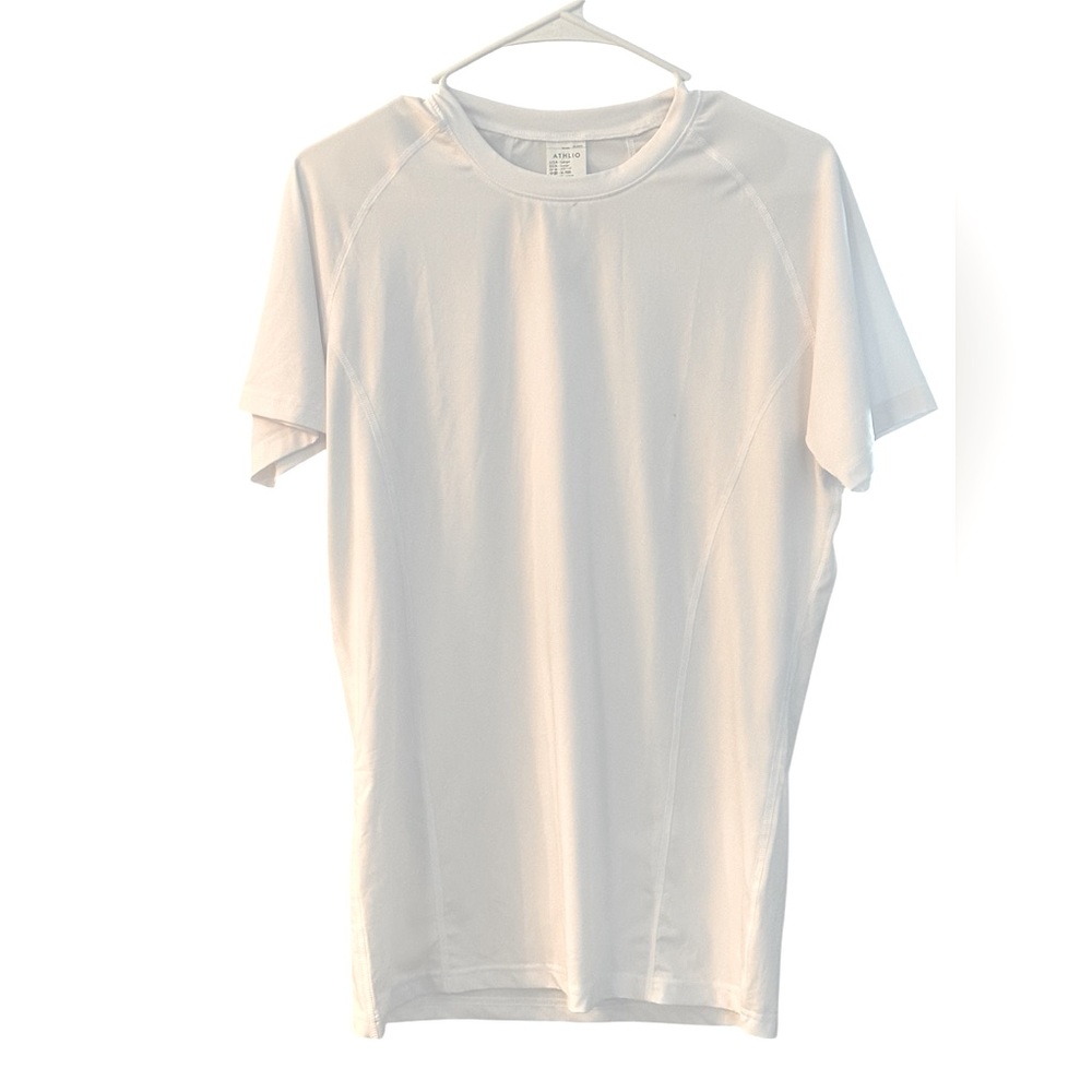 ATHLIO Men's Cool Dry Short Sleeve Compression Shirt - Size Large - New W/O Tags